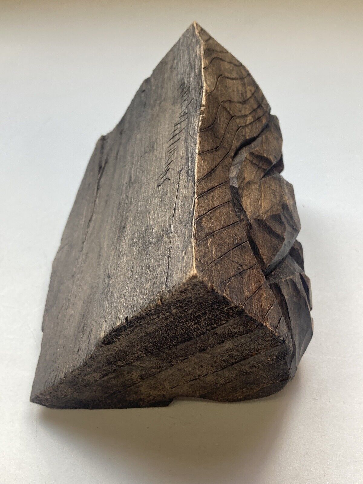 First Nations Native Chief Wood Carving