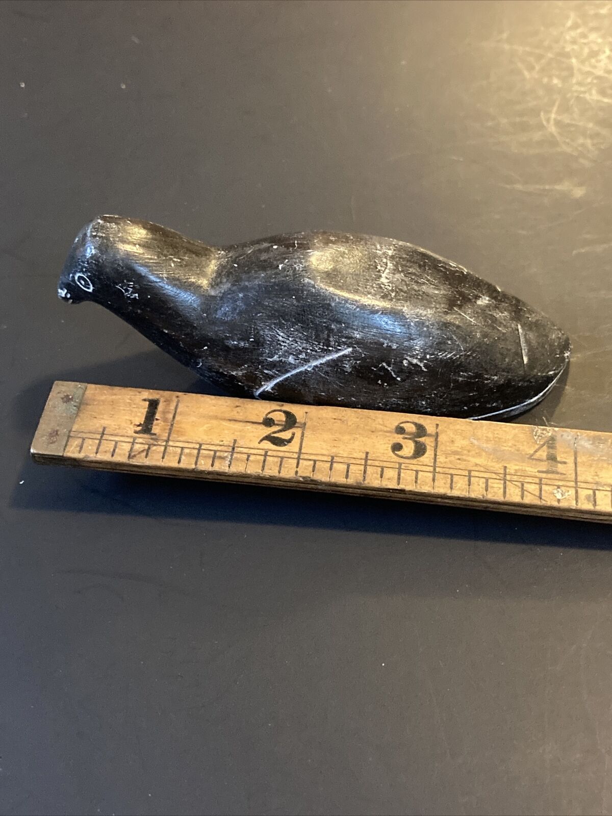 Inuit Soapstone Carving - Vintage Canadian Art
