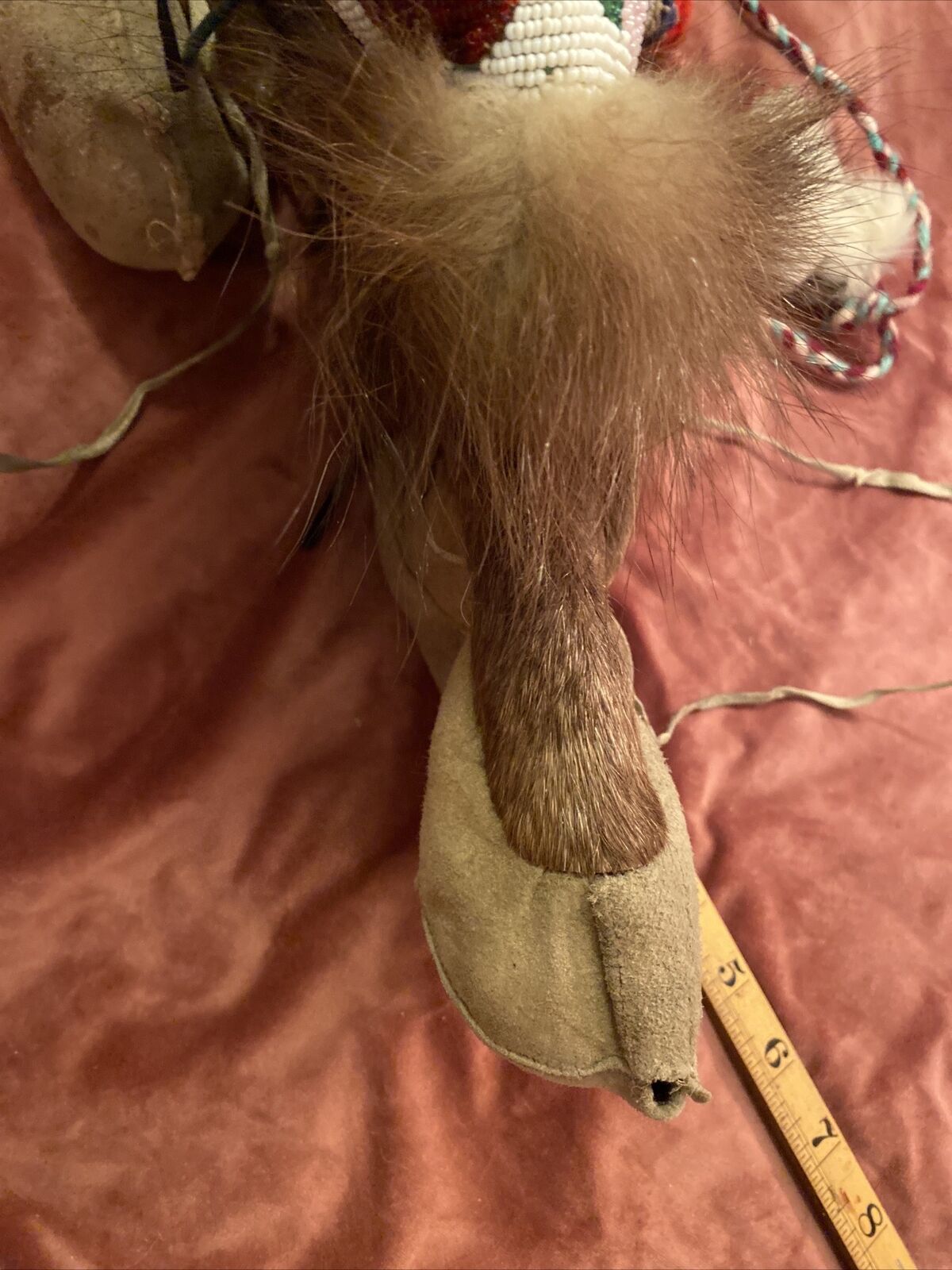 Beaded Indigenous Art Mukluks, First Nations Vintage