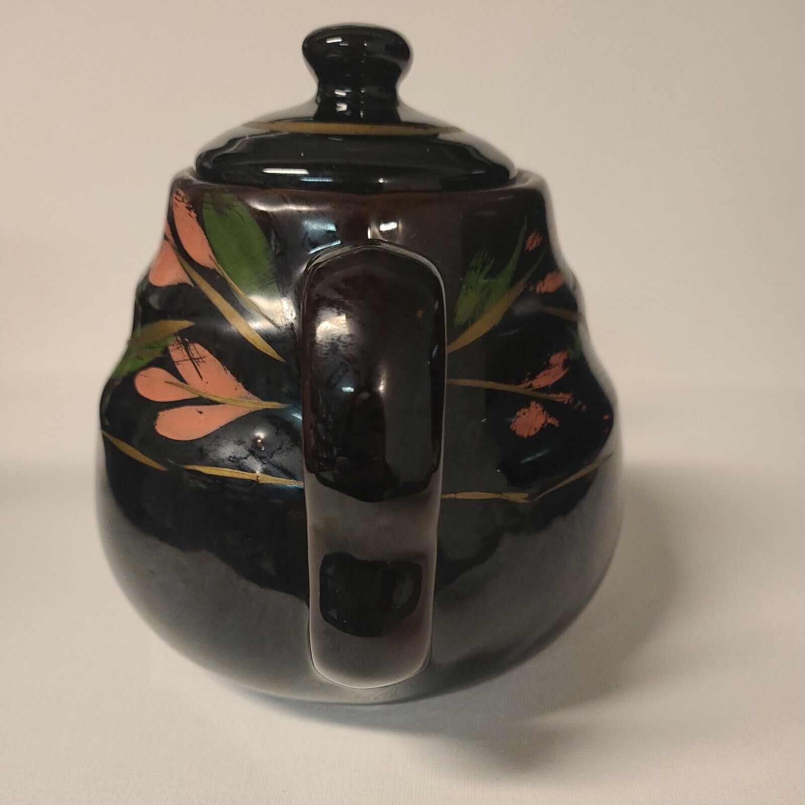 Hand Painted Floral Teapot - Vintage Royal Canadian Art Pottery