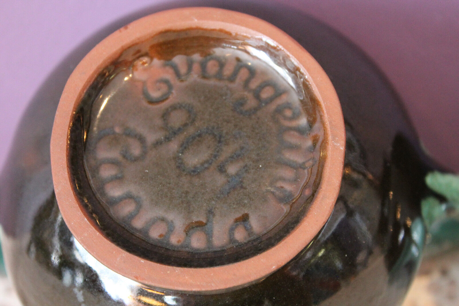 Vintage Evangeline Canadian Art Pottery Cream & Sugar Set