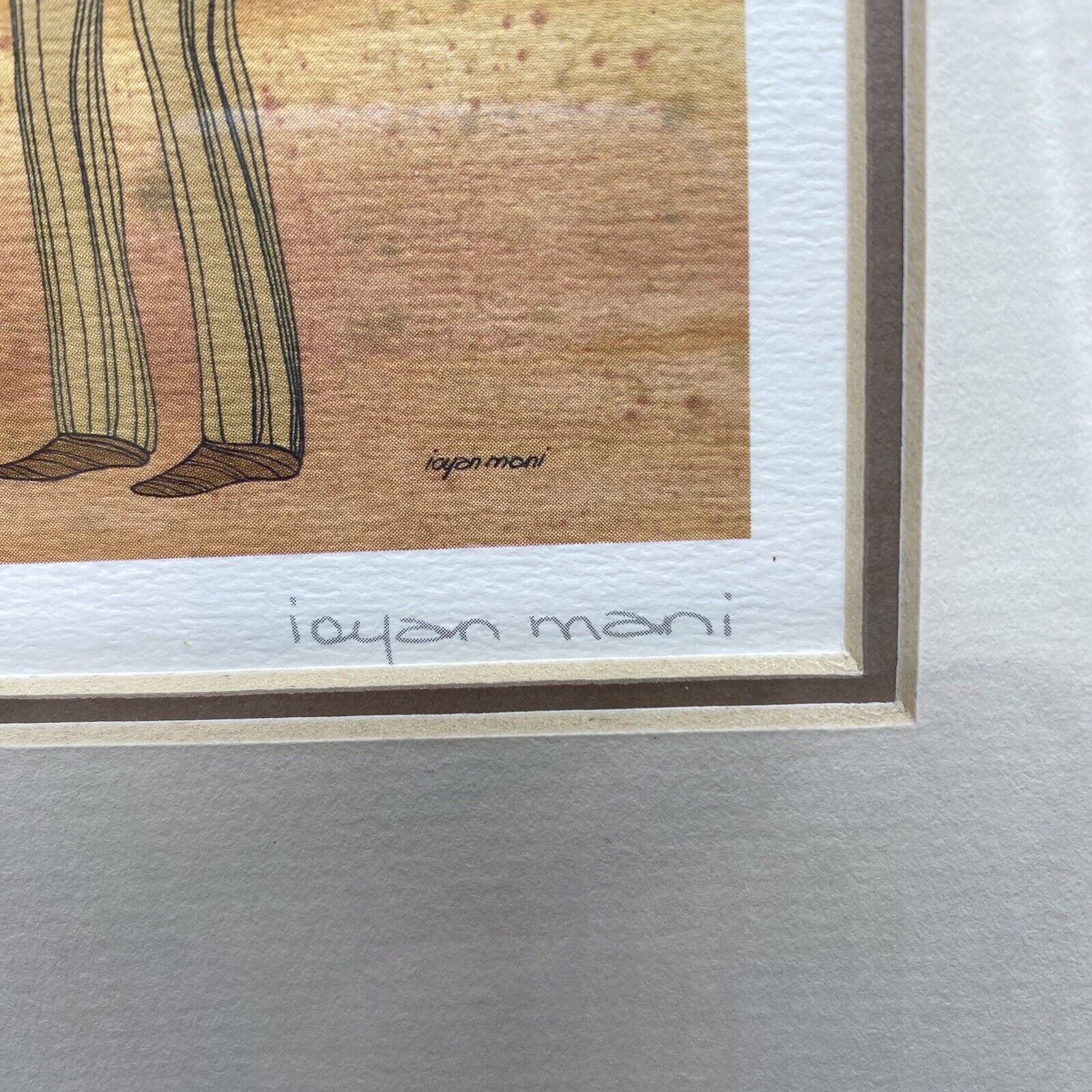 Signed Framed Canadian Indigenous Art: Toyan Mani Enlightenment