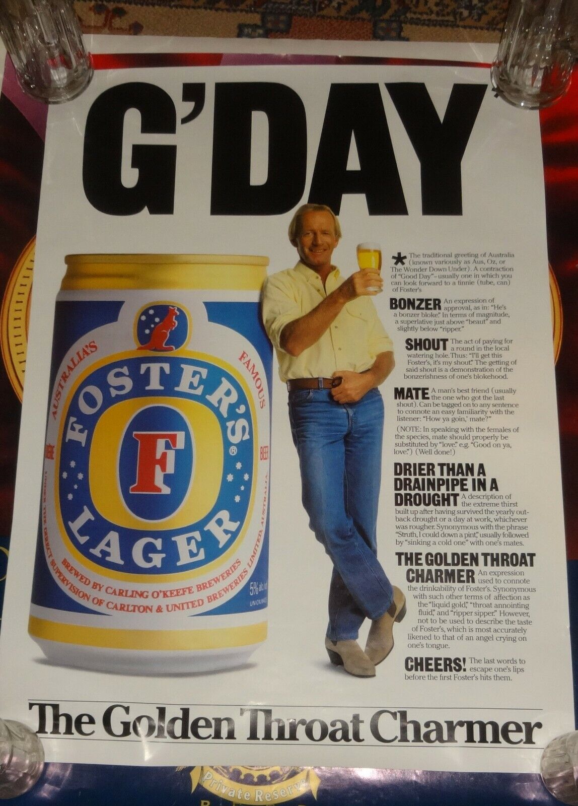 Vintage Canadian Beer Ads: 4 Original Posters