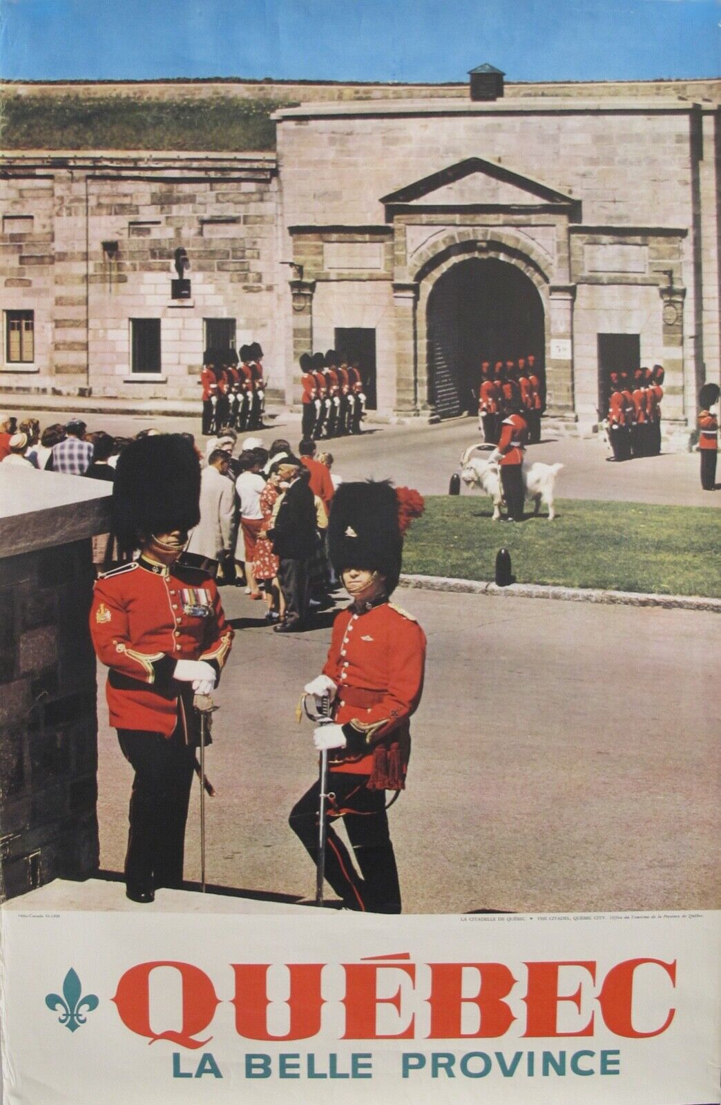 Vintage Quebec Travel Poster - The Citadel