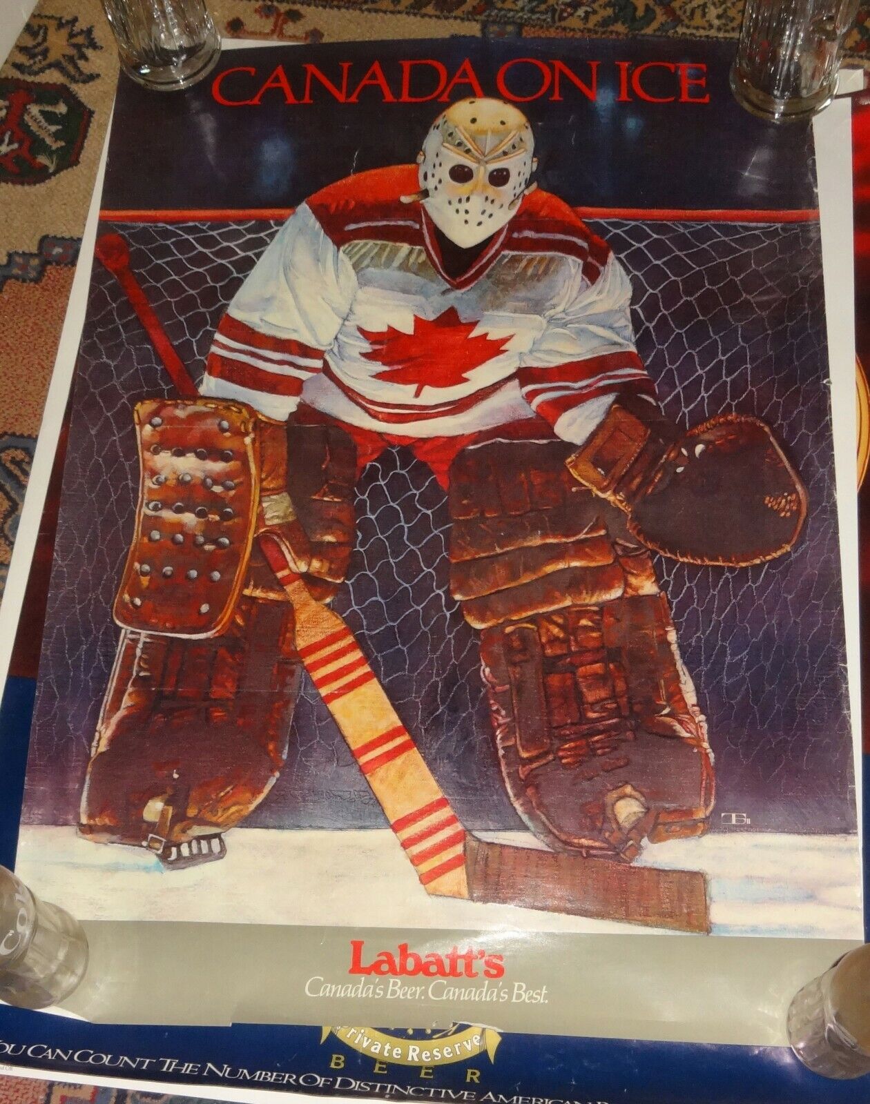 Vintage Canadian Beer Ads: 4 Original Posters