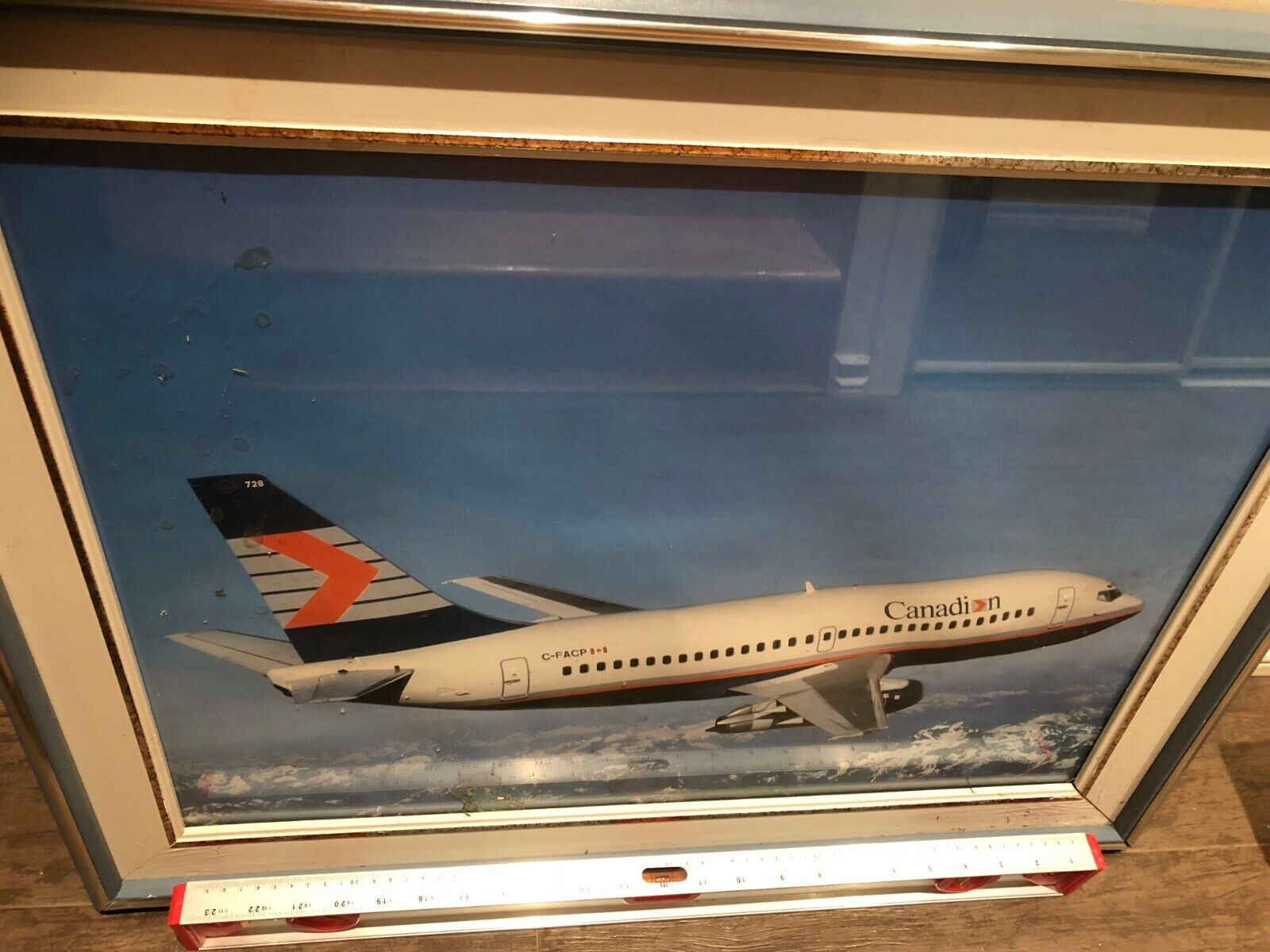 Vintage Canadian Airlines B737-200 Aircraft Poster