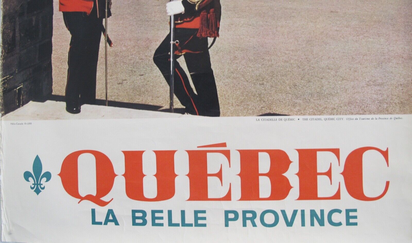 Vintage Quebec Travel Poster - The Citadel