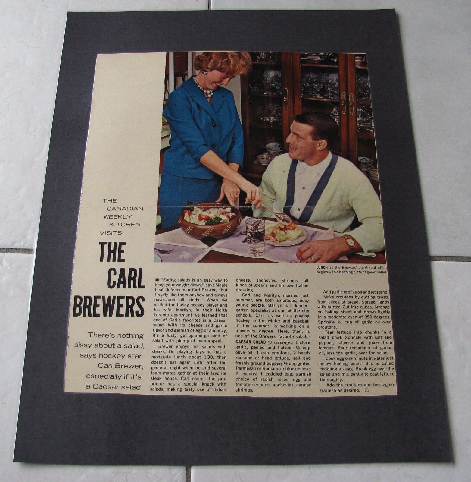 Vintage NHL Hockey Pictures: Canadian Magazine Edition