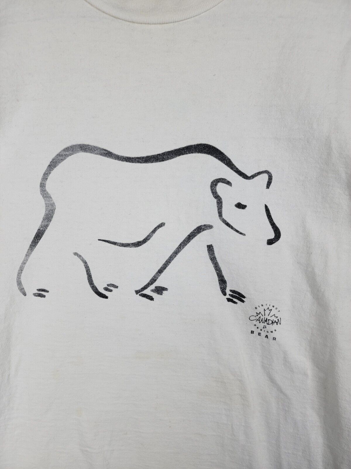 XL Vintage Canadian Polar Bear T-shirt - Thick Cotton
