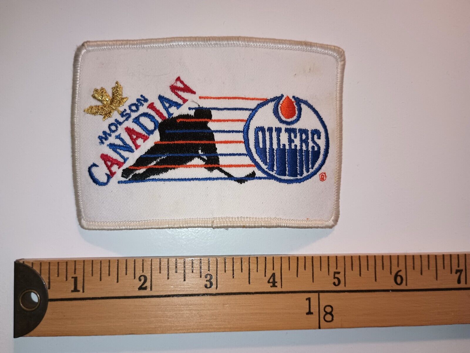 Vintage Edmonton Oilers Molson Canadian Patch Crest