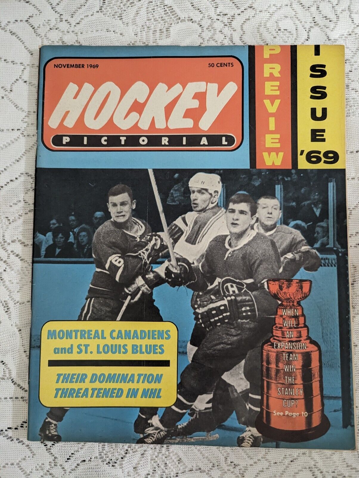1969 Vintage Hockey Pictorial Magazine - Montreal Canadiens