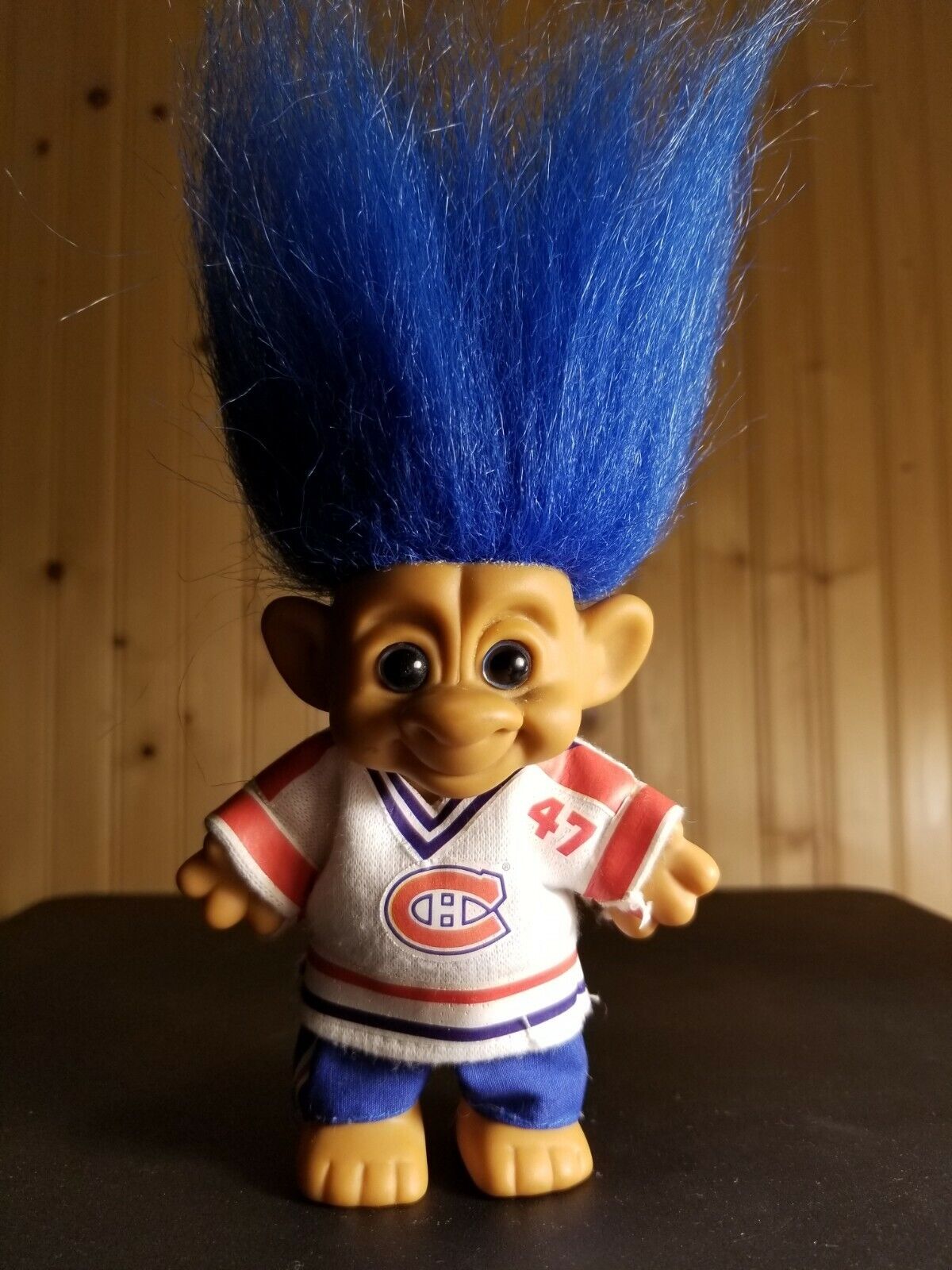 Canadian Hockey Team #47 Vintage Forest Troll Doll