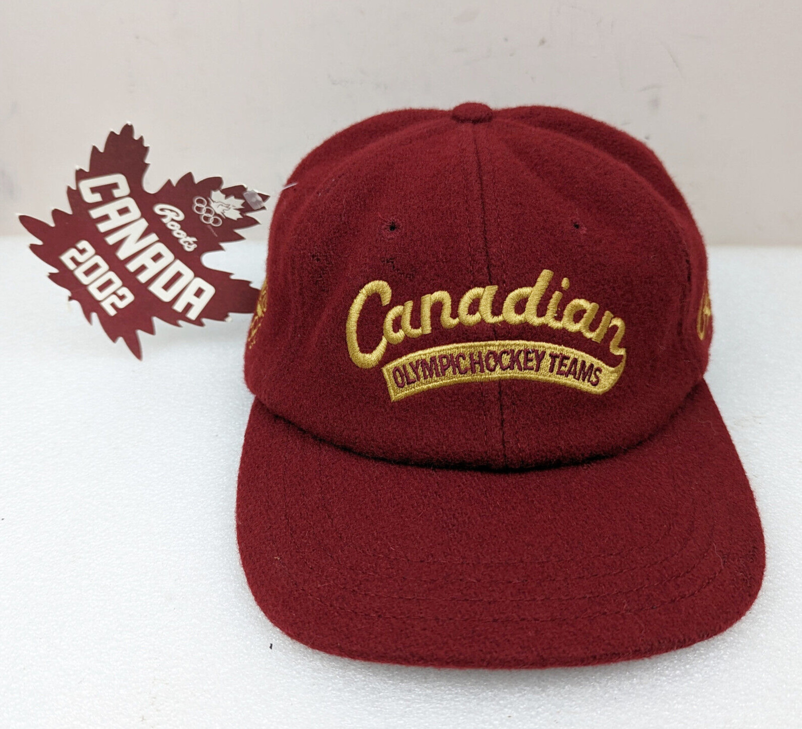 Vintage Canadian Olympic Hockey Teams Wool Hat Cap