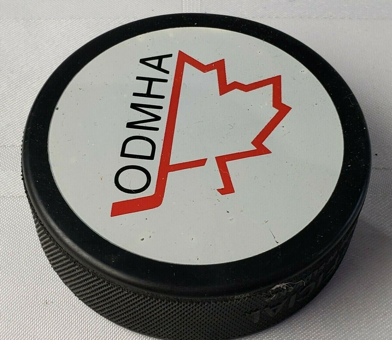 Vintage Canadian Hockey Puck - ODMHA Team