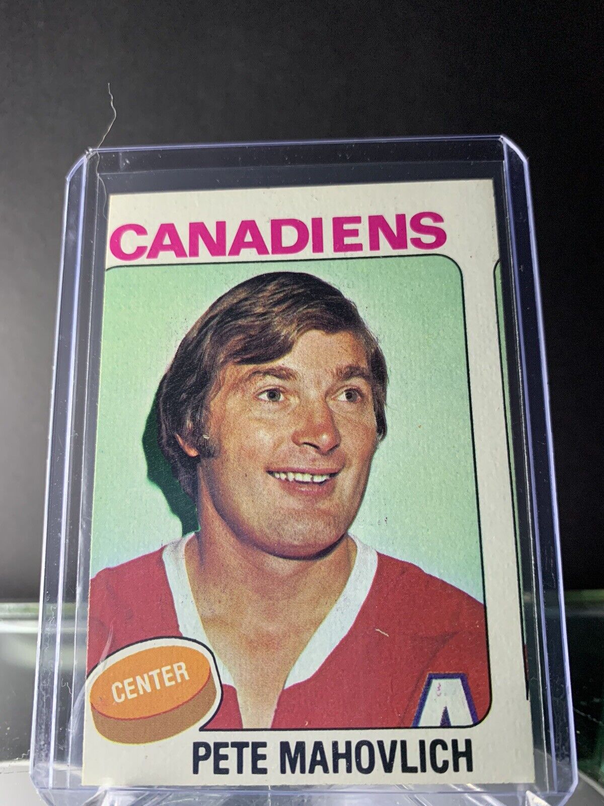 Vintage Canada Hockey Card: Pete Mahovlich 1975-1976