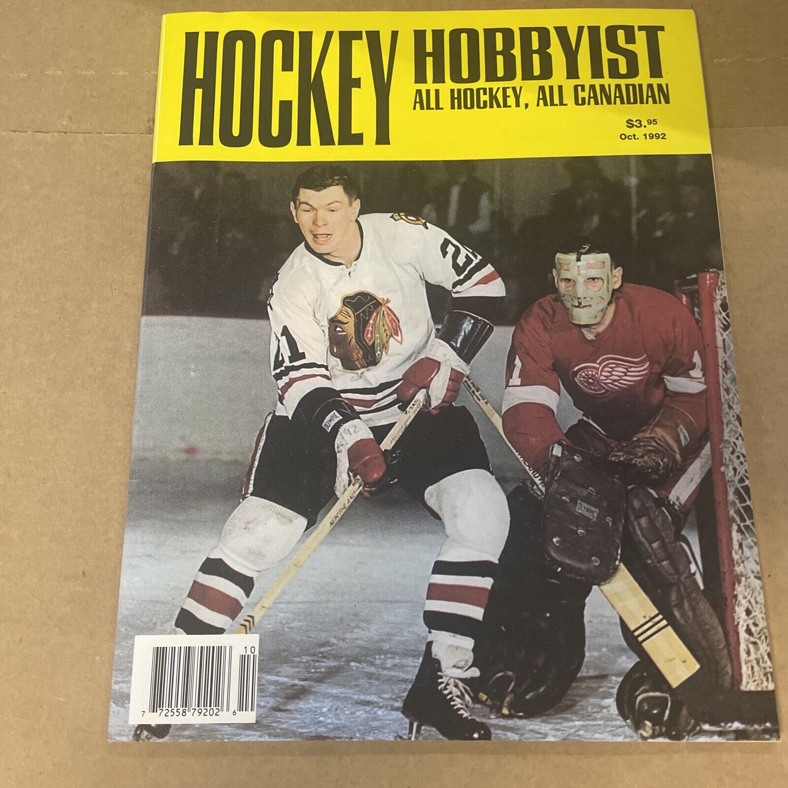 Vintage Hockey Magazine October 1992, Canada