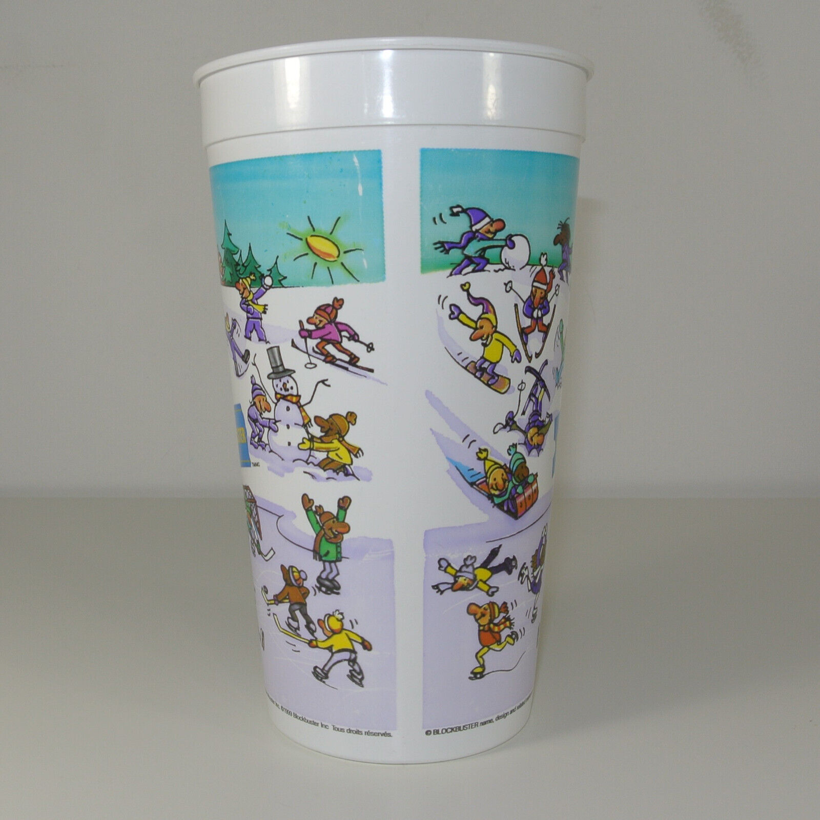 1999 Vintage BLOCKBUSTER VIDEO Promotional Cup - Canadian Hockey