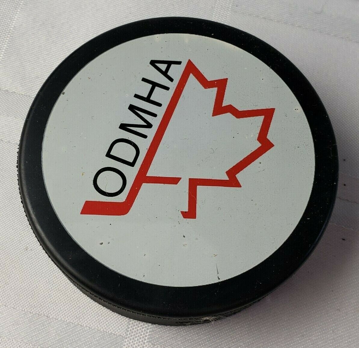 Vintage Canadian Hockey Puck - ODMHA Team