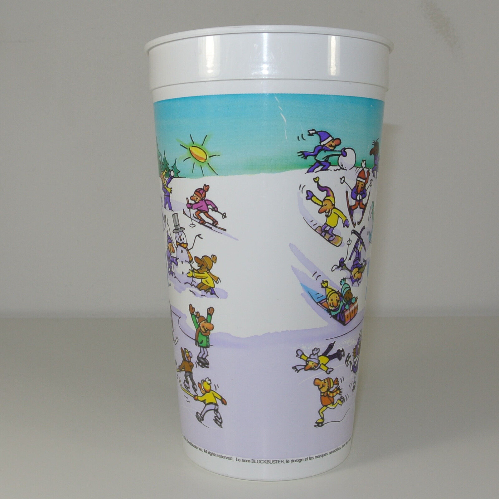 1999 Vintage BLOCKBUSTER VIDEO Promotional Cup - Canadian Hockey