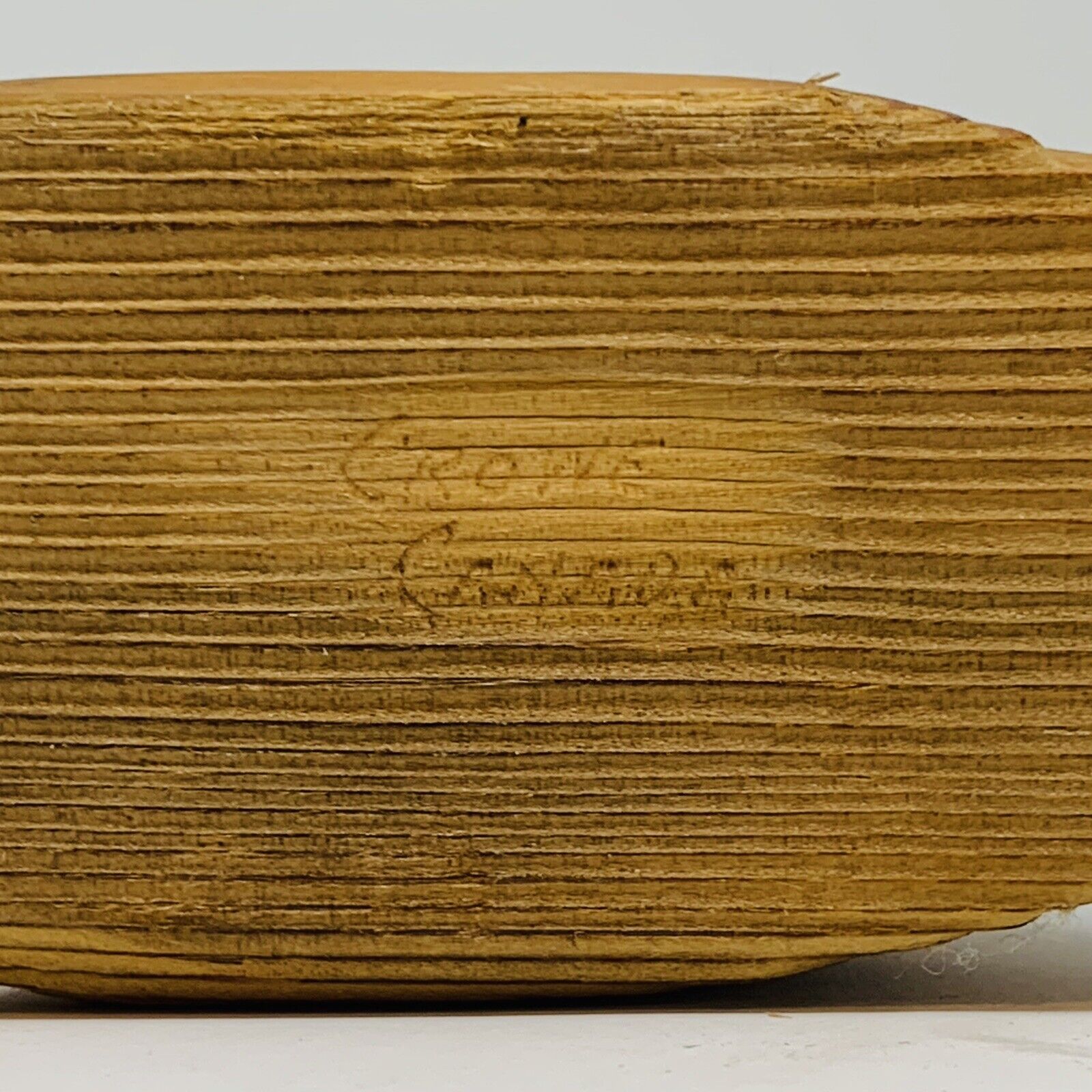 Vintage Cedar Carved Beaver – Unique Quebec Art