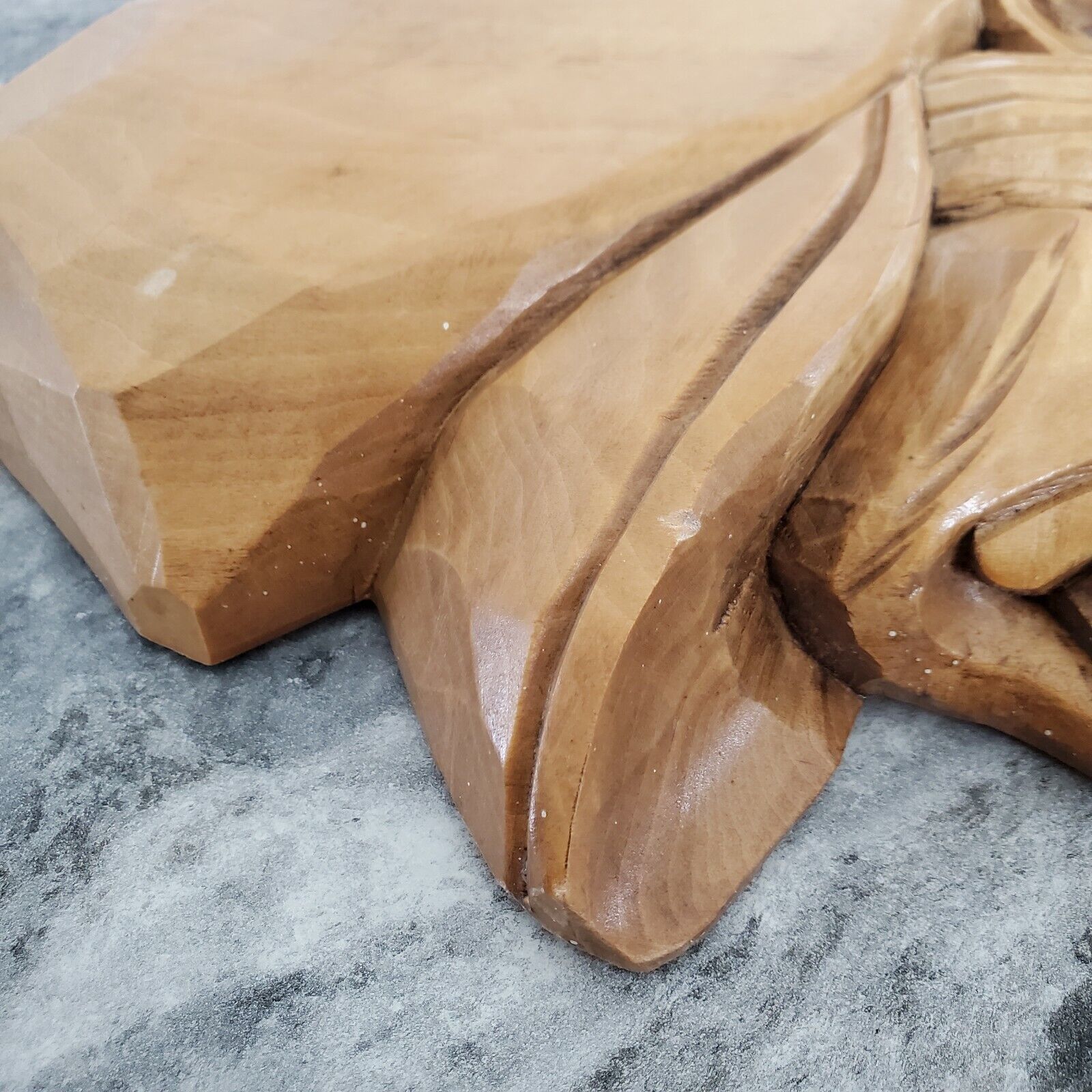 Georges Beauregard Hand Wood Carving: Smoking Pipe