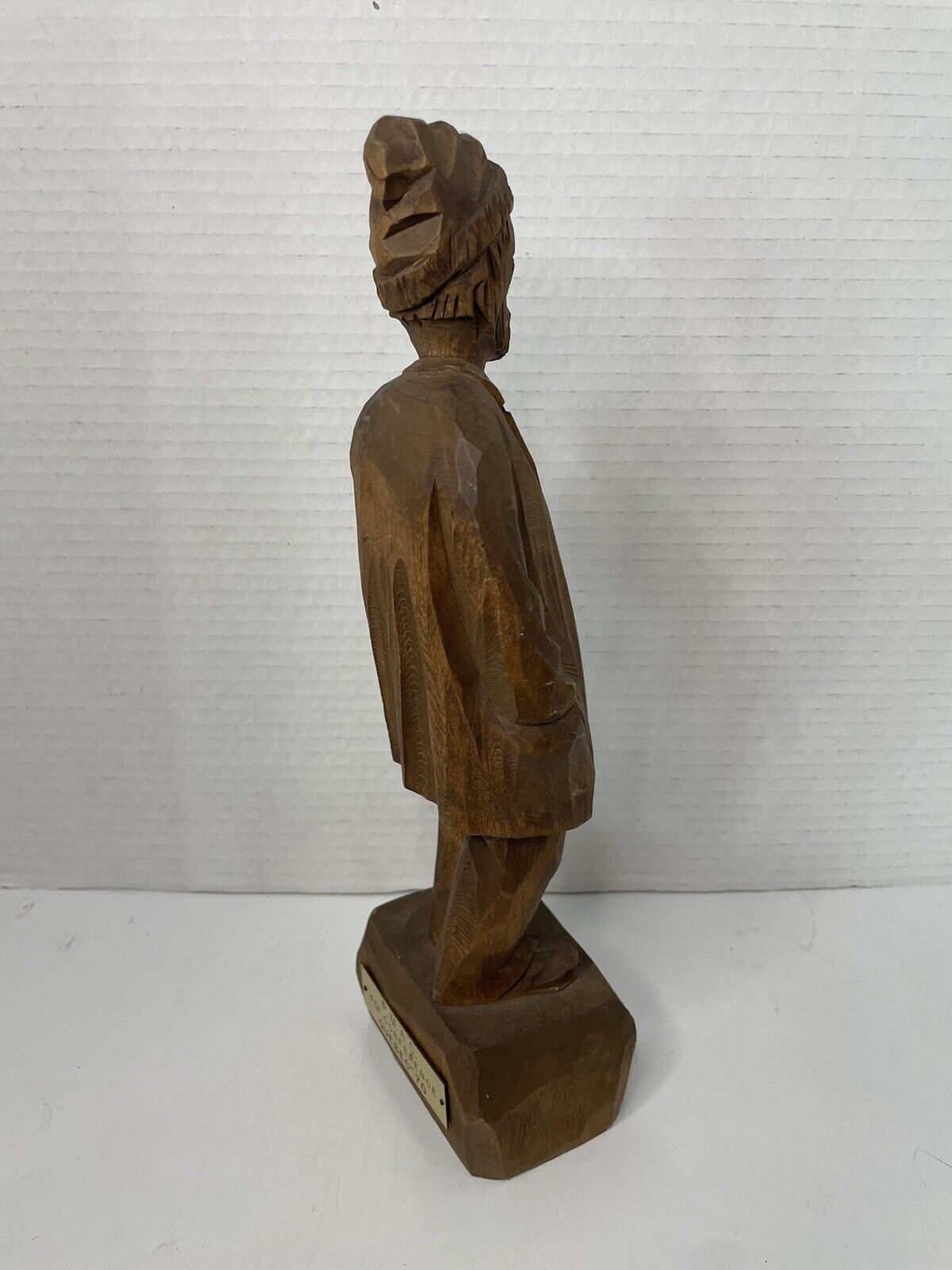 Vintage Canadian Wood Carving 12" Folk Art