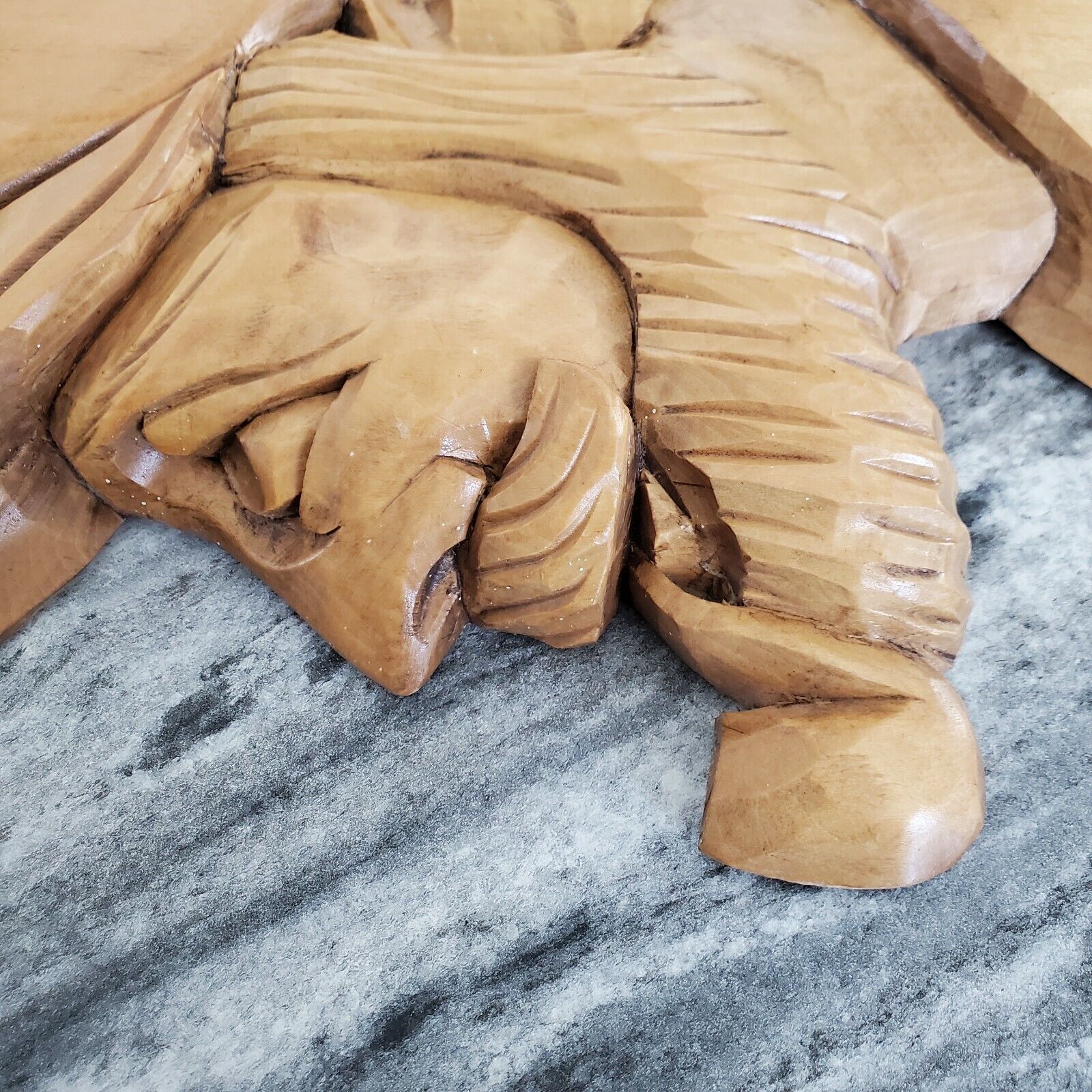 Georges Beauregard Hand Wood Carving: Smoking Pipe