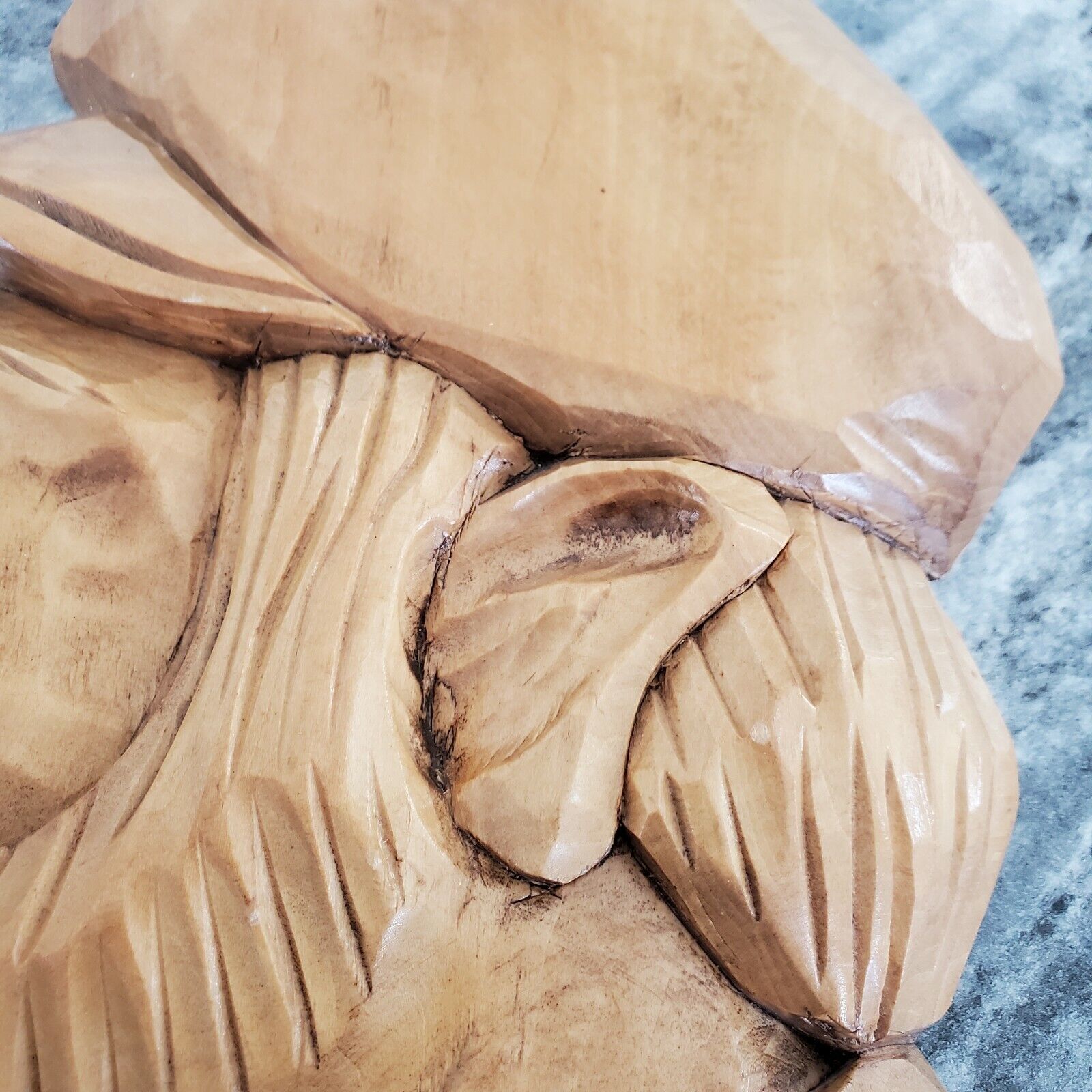 Georges Beauregard Hand Wood Carving: Smoking Pipe