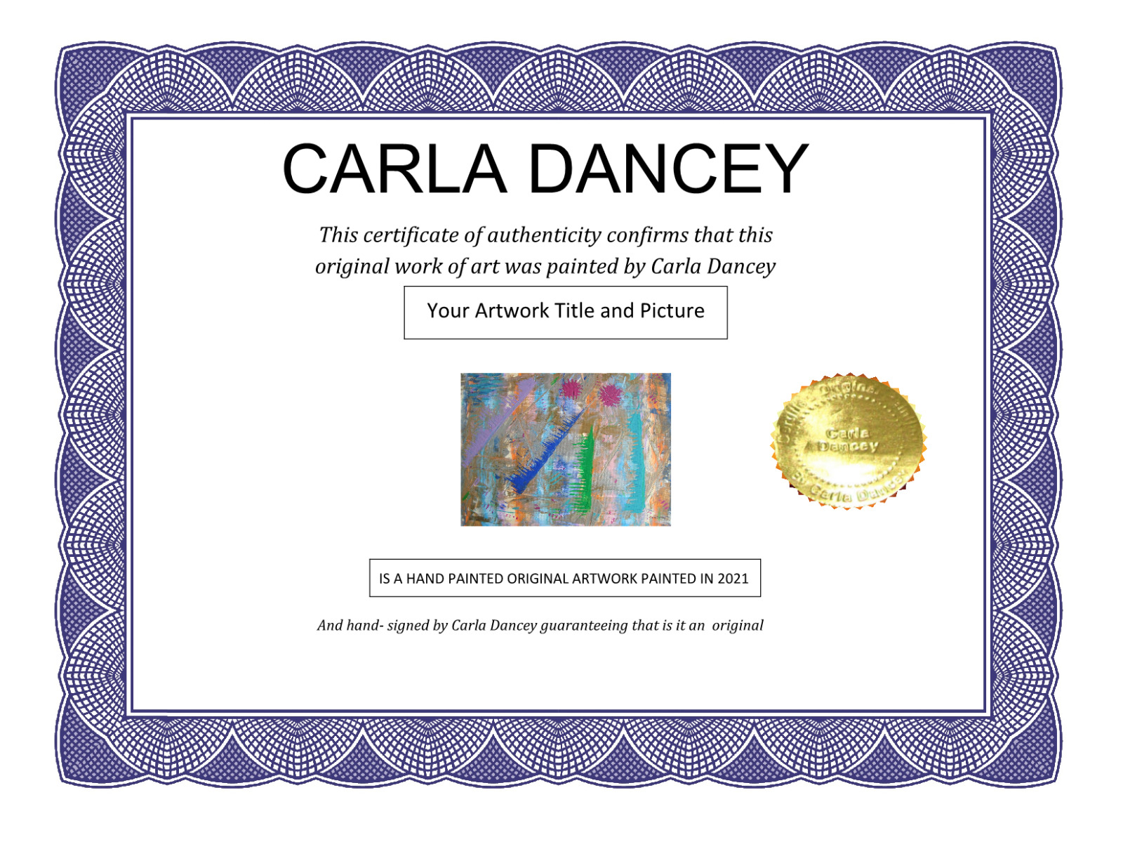 Original Signed Black Dog Painting - Vintage Gift