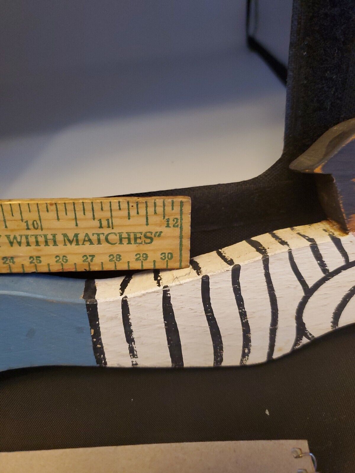 Hand-painted Folk Art Canada Man Playing Horn