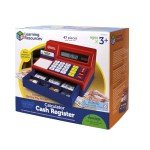 Vintage Pretend Play Cash Register Toy for Kids