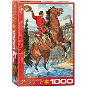 RCMP Train Salute 1000-Piece Vintage Puzzle