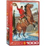 RCMP Train Salute 1000-Piece Vintage Puzzle