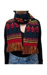 RCMP Vintage Winter Scarf with Fringe