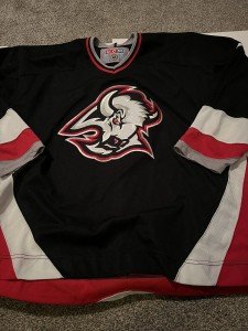 90's Black Buffalo Sabres Vintage CCM Jersey