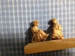 D. Daigle Vintage Wood Carving of Couple