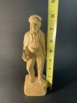 Hand Carved Wood Man with Axe by J.L. Daigle