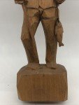 Hand-Carved Vintage Fisherman Art by J.L. Daigle