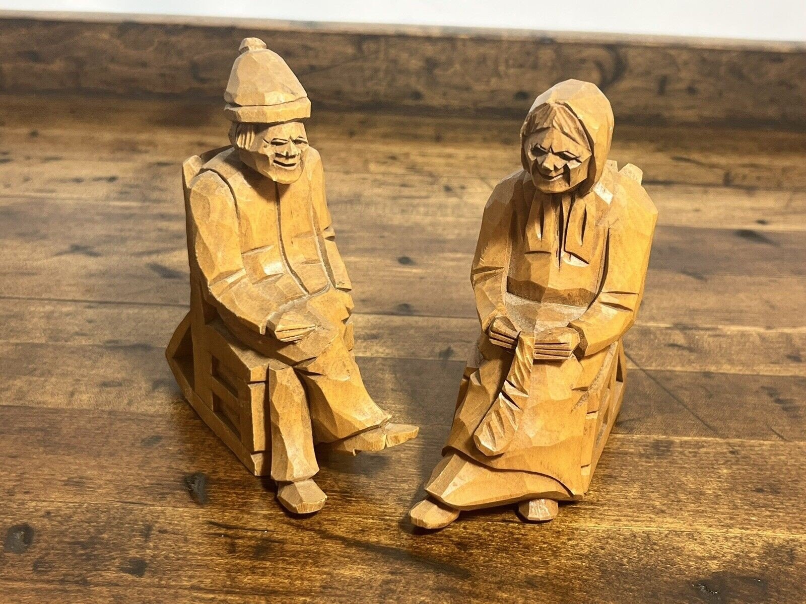 Hand Carved Vintage Rocking Chair Figurine – D. Daigle