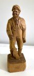 Signed Hand Carved Wood Statue by J.L. Daigle