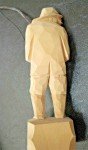 Canadian Pierre Labelle Carved Fisherman Sculpture