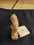 Signed 5" Fisherman Wood Carving from Ontario