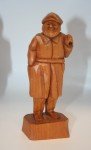 Vintage Carved Wood Folk Art Figurines Set