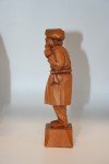 Vintage Carved Wood Folk Art Figurines Set
