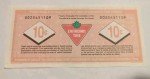1996 Canadian Tire Money 10 Cent Bonus Note