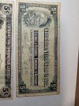 Vintage 1944 Canadian Tire 5 Cent Paper Money