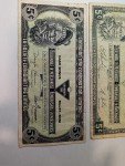 Vintage 1944 Canadian Tire 5 Cent Paper Money