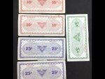 Vintage 1985 Canadian Tire Money Set (5)
