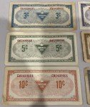 Vintage Canadian Tire Money Bank Notes Set