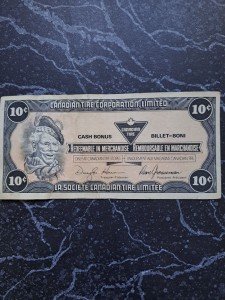 Canadian Tire Money Vintage Collectible